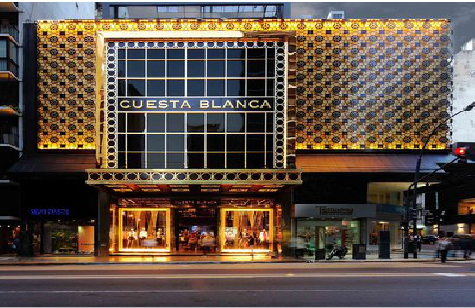 大方门头设计与商业空间的纽带。