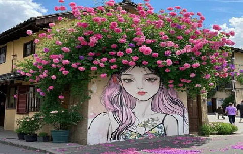 大方怎么设计网红打卡墙绘