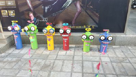 大方商业区彩绘