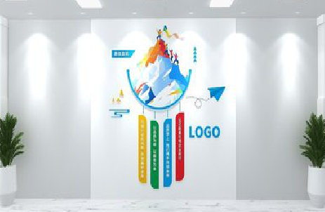 大方公司企业形象墙的工艺材料有哪些？