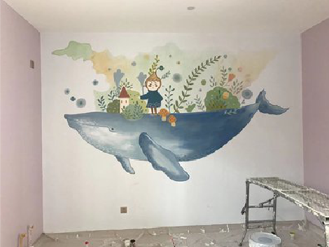 大方手绘墙的特点及优势。